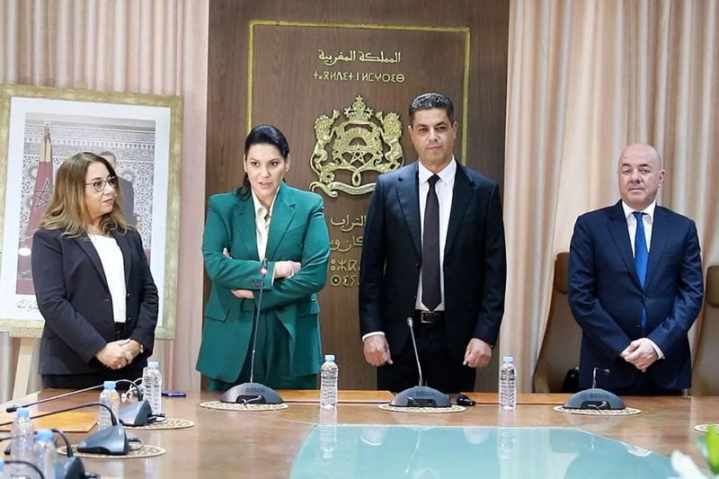 تسليم السلط بين المنصوري وبلفقيه
